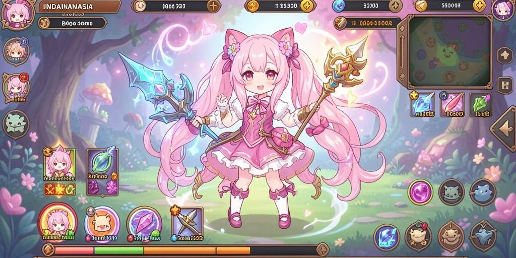 Tampilan awal game yang memukau.