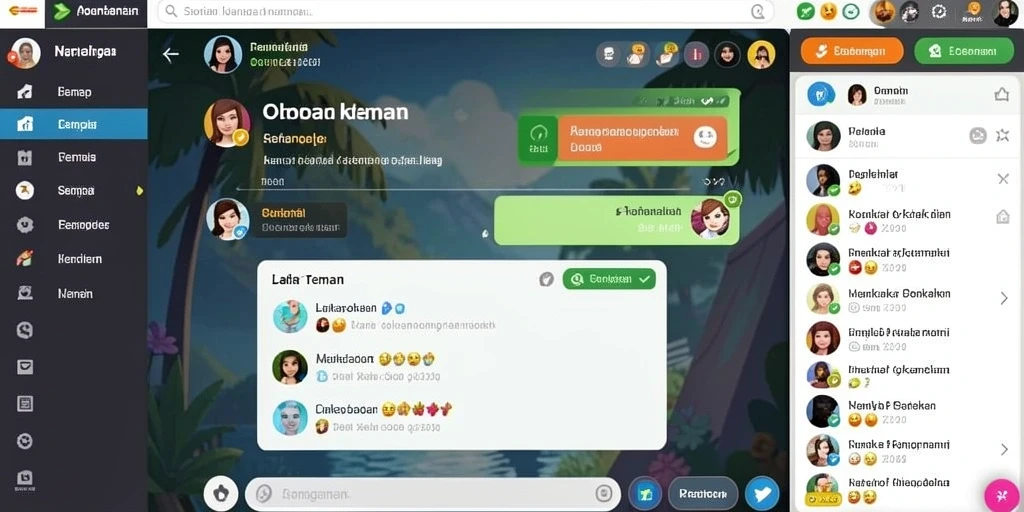 Tampilan grafis yang menarik pada AQUASLOT.