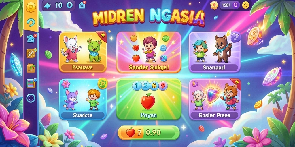 Tampilan awal aplikasi yang menarik dan user-friendly.