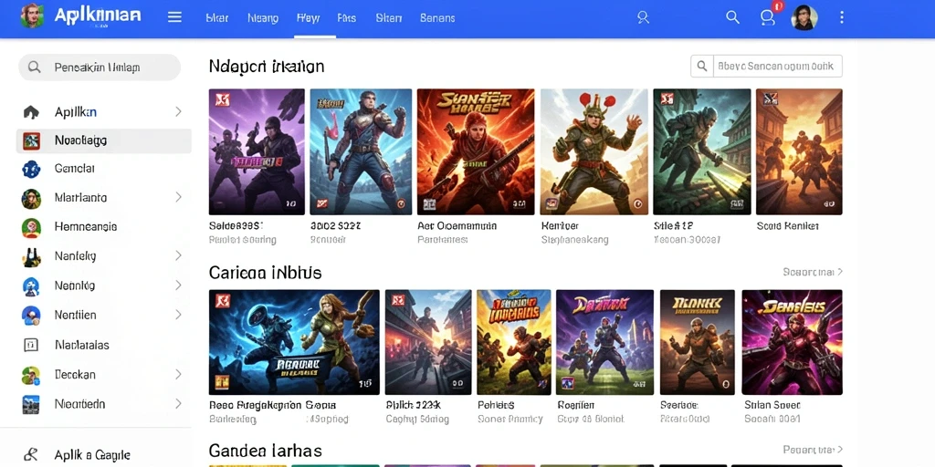 Tampilan awal yang menarik dan mudah dipahami.