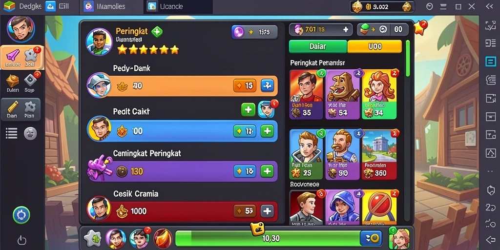 Tampilan antarmuka yang sederhana dan menarik.