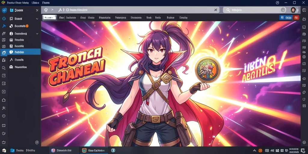 Screenshot menunjukkan karakter utama dalam aksi.