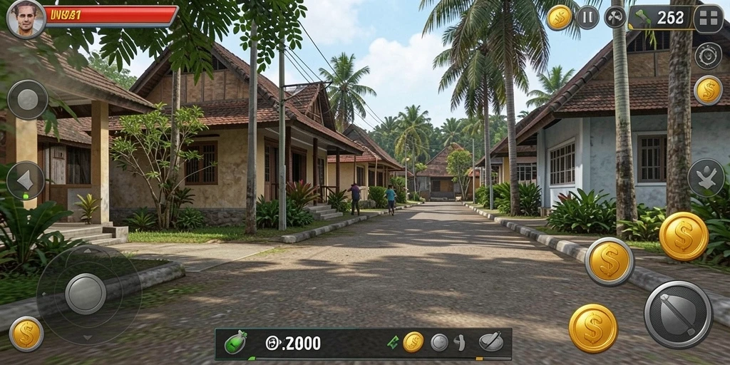 Tangkapan layar menampilkan grafis game yang mengesankan.