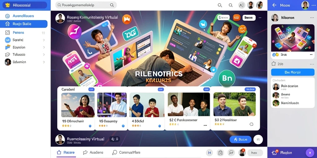 Screenshot menampilkan karakter utama dalam pertempuran epik.