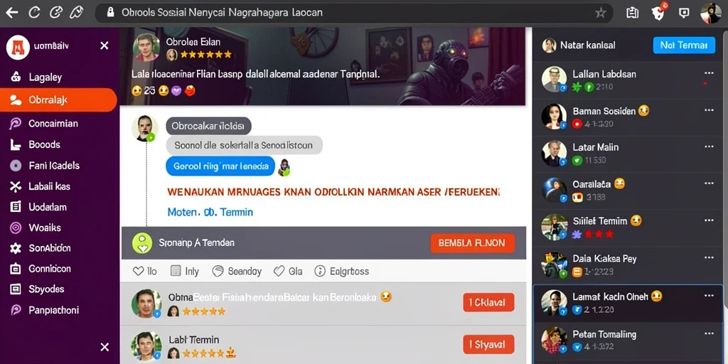 Tampilan awal yang menarik dan penuh warna.