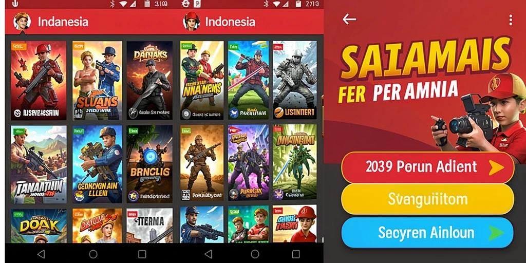 Tangkapan layar permainan yang menunjukkan antarmuka mudah digunakan.