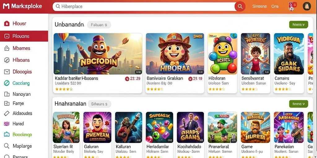 Tangkapan layar menunjukkan mode permainan yang seru.